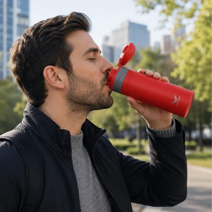 تراول ماگ دو جداره اسنوهاک Snow Hawk مدل SN-C6156 ظرفیت 400ml