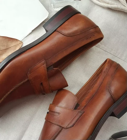 کفش رسمی رویه چرم