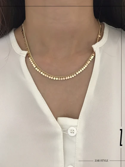 گردنبند پولک آویز