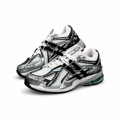 کتانی مردانه نیوبالانس 1906 سفید نقره ای New BALANCE 1906