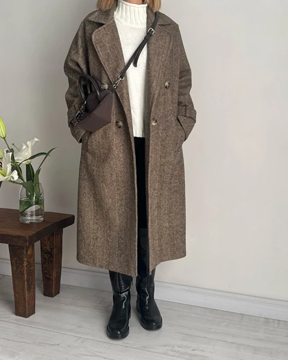 پالتوجناغی Cocoa قد بلند (نسکافه ای)