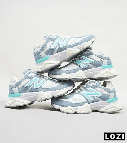 کفش کتانی زنانه سفید آبی NEW BALANCE 9060