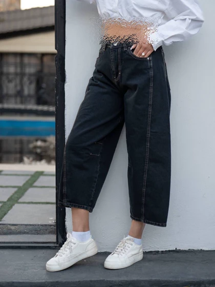 شلوارجین زنانه مدل بارل شناسه 71377