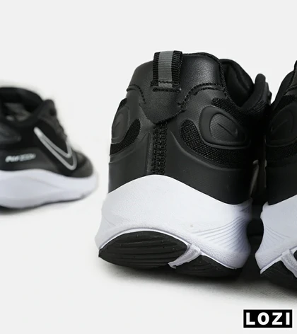 کفش کتانی مردانه و زنانه مشکی سفید نایک NIKE air zoom مدل 7185
