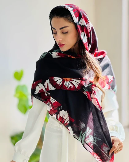 روسری نخی کد R629
