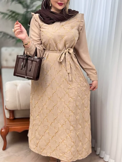 پیراهن طلاکوب مدل ساحل کد 50219