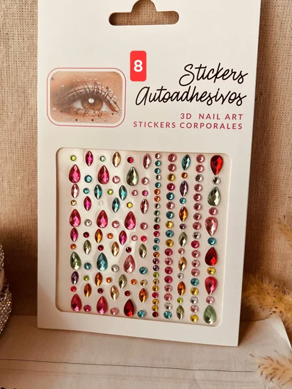 نگین و مروارید چسبی مو و میکاپ