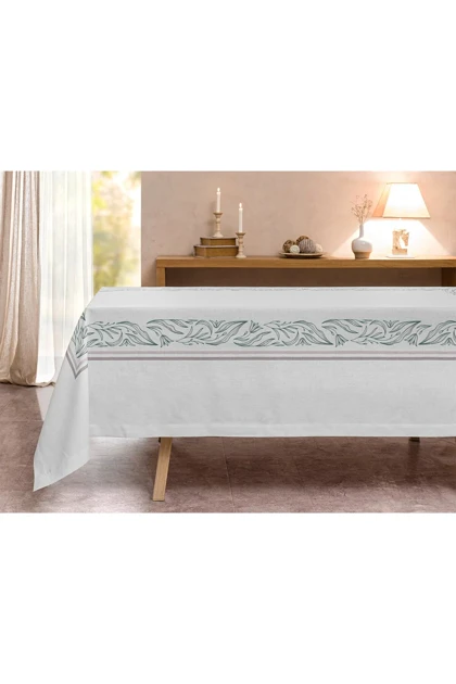 رومیزی Özdilek مدل Grenar پلی‌استر - سفید