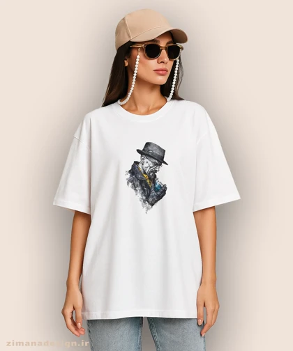 تیشرت لش مردانه و زنانه طرح بریکینگ بد شخصیت والتر وایت کد 885