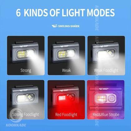 چراغ چند منظوره SMILING SHARK کد SD-7133