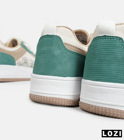 کفش کتانی مردانه کرم سبز NIKE AirForce Draw