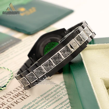 ساعت رولکس حکاکی ساب مارینر Rolex Submariner Engraved KS