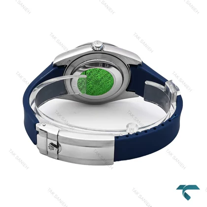 ساعت مردانه رولکس اویستر پرپچوال بند رابر سرمه ای Rolex-6607-G