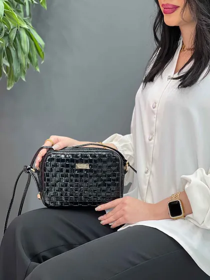 کیف طرح مربع بند گره‌ای