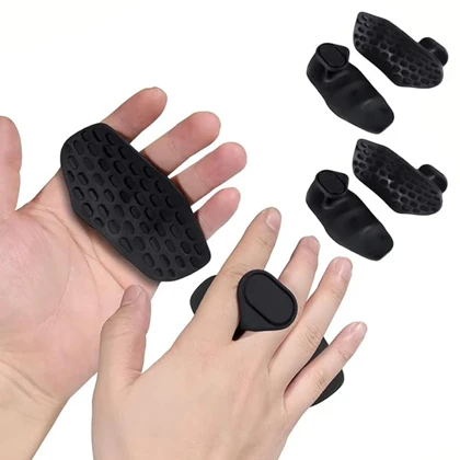پد محافظ و ضد لغزش دست سیلیکونی مدل Grip Pad-404H1251 بسته دو عددی