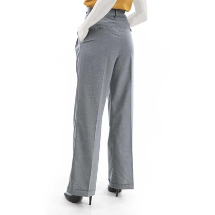 شلوار پیلی دار ریلکس فیت - 15241153