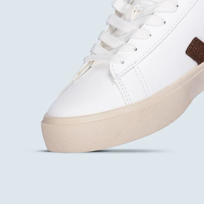 کتانی وجا سفید قهوه ای اورجینال