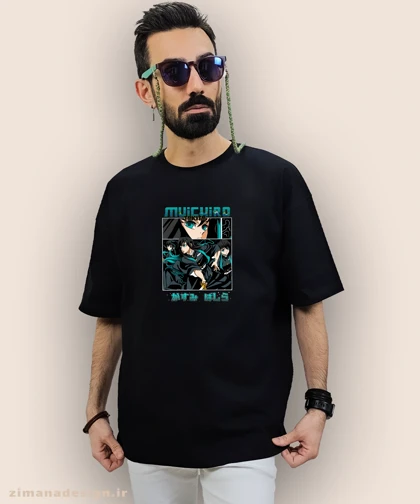 تیشرت لش مردانه و زنانه طرح شیطان کش شخصیت موییچیرو کد 979