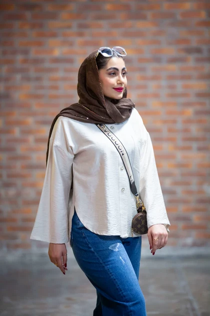 مانتو بابوس پیراهنی استین کلوش