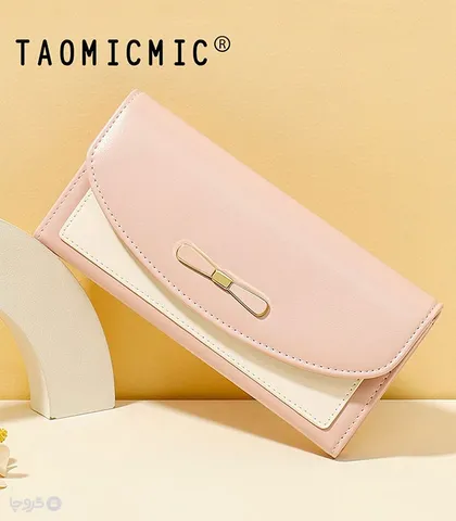 کیف پول زنانه دکمه دار Taomicmic تائومیک میک طرح پاپیون