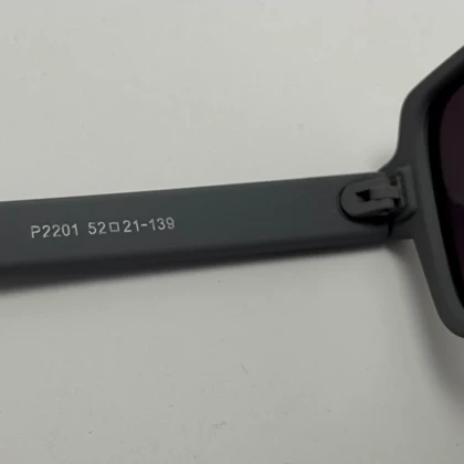 عینک آفتابی پلاریزه ریبن مستطیلی طوسی کد rayban RB 2201