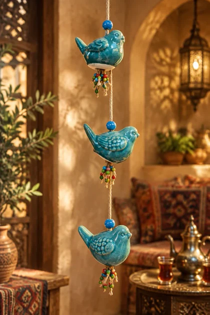 آویز سرامیک کبوتر