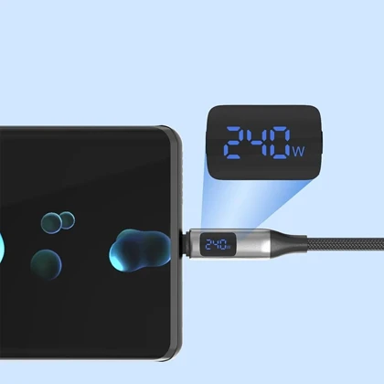 کابل تایپ سی 240 وات فیلیپس philips مدل DLC4582C طول 1.25 متر