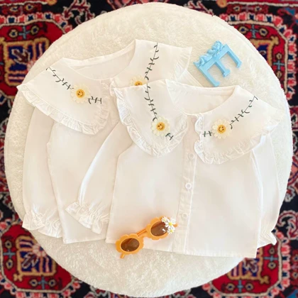 شومیز دخترانه مجلسی وارداتی 1 الی 5 سال