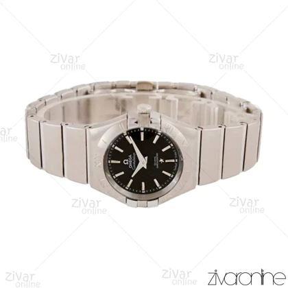 ساعت امگا کانسلیشن زنانه سیلور صفحه مشکی 104469
