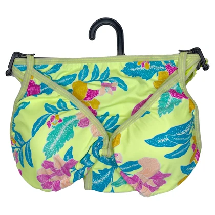 مایو دو تکه طرح هاوایی