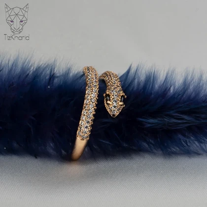 انگشتر مار نگین‌دار بولگاری ژوپینگ