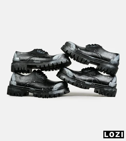 کفش مردانه لوفر مشکی BALENCIAGA مدل 6810