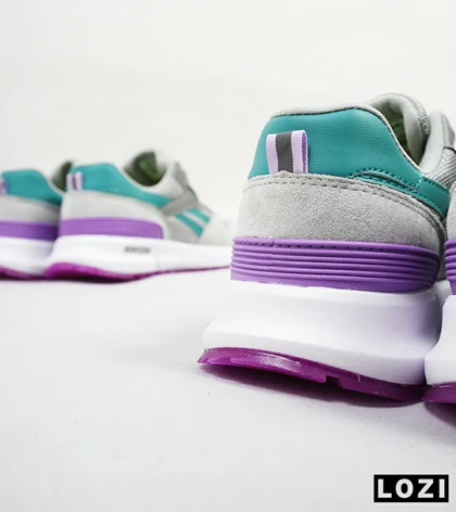 کفش کتانی طوسی آبی بنفش REEBOK Unphased Pro مدل 4613