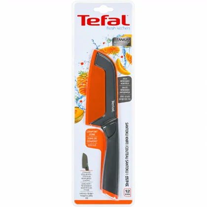 چاقوی سانتوکو تفال Tefal مدل K1220114 تیغه 12 سانتی متر