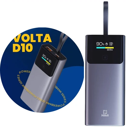 پاور بانک 10000 هیمی Himi مدل Volta D10 توان 22.5 وات