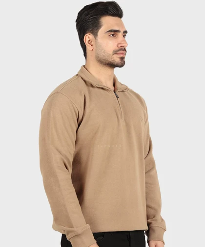 دورس نیم زیپ مردانه یقه سه سانت 0642