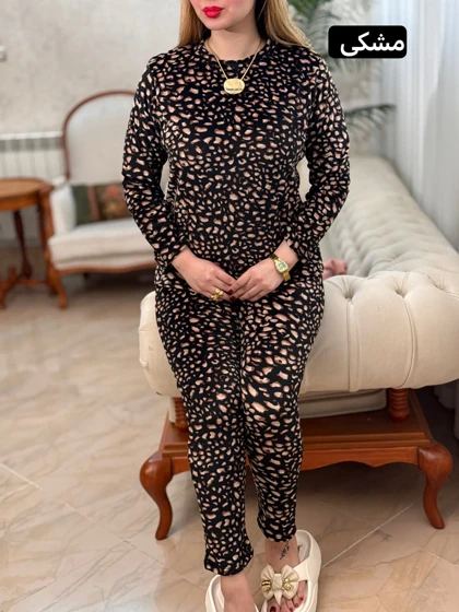 ست مخمل پلنگی 3344