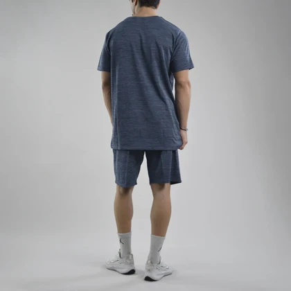 ست تیشرت و شلوارک اسپرت نایک مدل DS-JDI-4K1063 سرمه ای