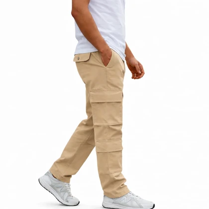 شلوار بنگال کارگو مردانه مدل HAMED-کرم