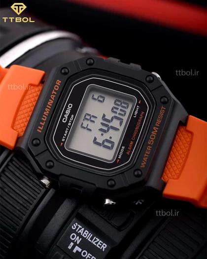 ساعت مچی زنانه،مردانه کاسیو CASIO W-218H-4B2V