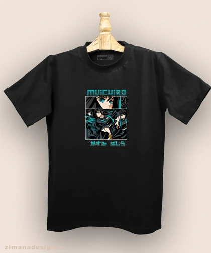 تیشرت مردانه و زنانه طرح شیطان کش شخصیت موییچیرو کد 979