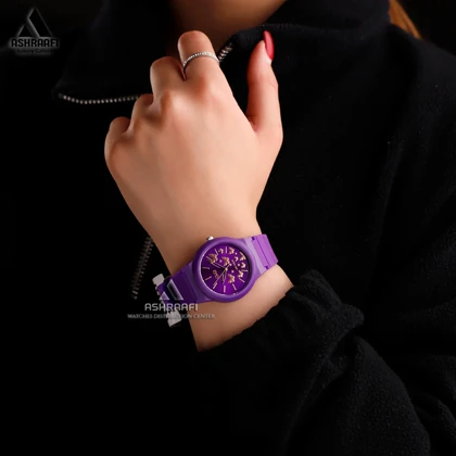 ساعت کیو اند کیو اند کیو بنفش Q&Q V34A-002VY