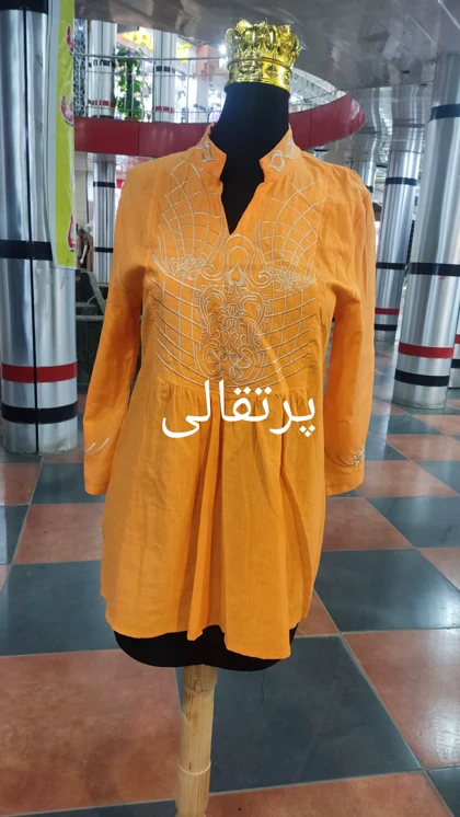 تونیک نخی گلدوزی کد 460