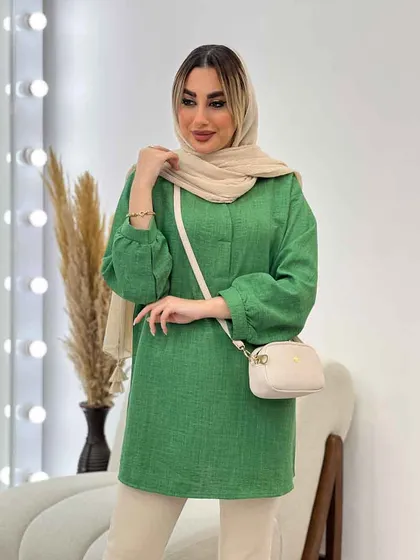 مانتو جلو بسته یقه دیپلمات