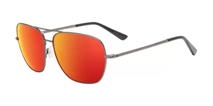 عینک آفتابی اسپای مدل SPY Tatlow Matte Gunmetal - HD Plus Gray Green with Red Spectra Mirror