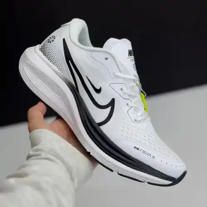 کفش نایک ایر آلفا زوم سفید مشکی Nike Air Alpha Zoom Black White