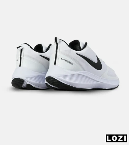 کفش کتانی مردانه و زنانه سفید مشکی Nike guide 10 مدل 4027