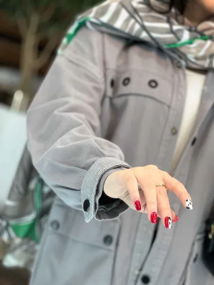 مانتو کتان ژیله پرچی