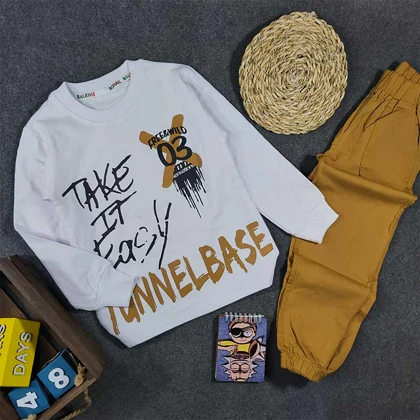 بلوز و شلوار پسرانه X سفید