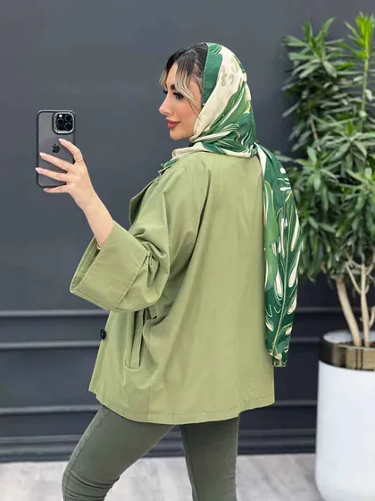 مانتو ژیله دکمه دار